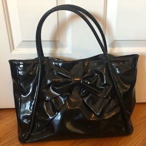 Valentino patent leather tote